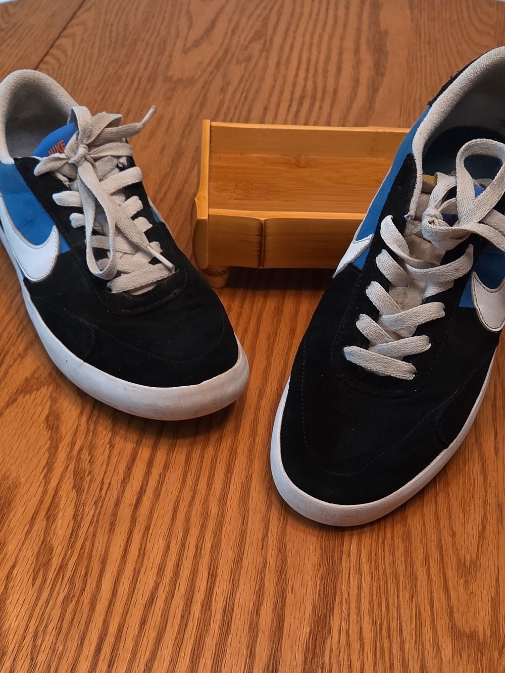 Nike SB Dunk Low Skateboarding Shoes Black Blue White US 8 Medium (D)